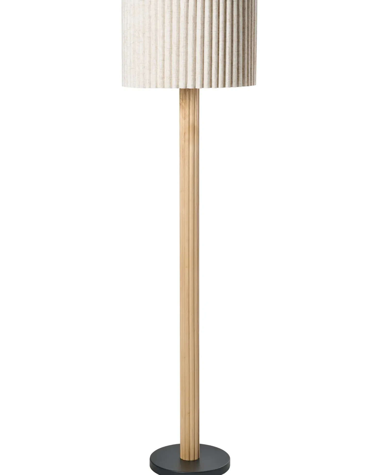 Gulvlampe BELESSA Hør Lys Beige