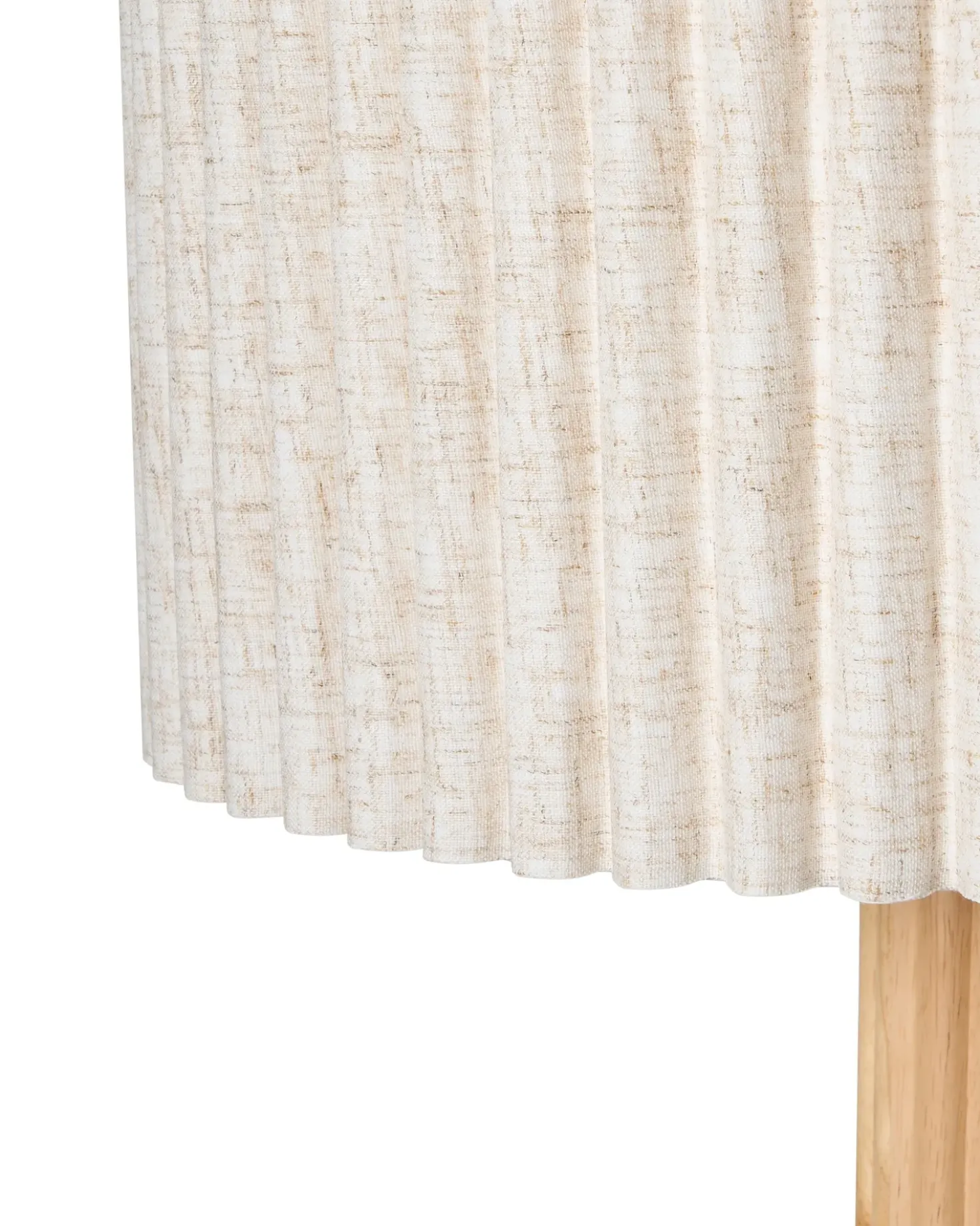 Gulvlampe BELESSA Hør Lys Beige