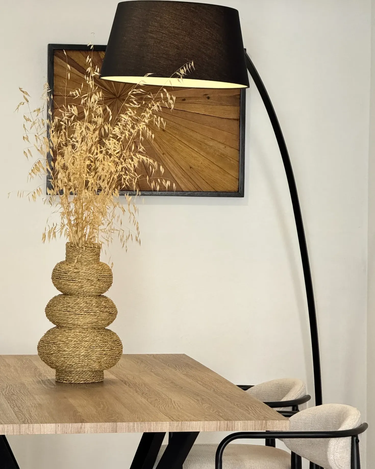 Gulvlampe BENUE Metal Sort