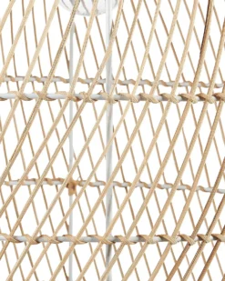 Gulvlampe BERNICA Rattan Naturlig