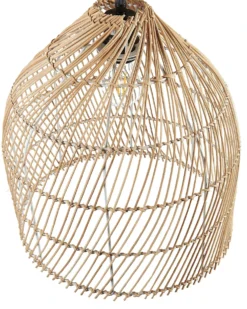 Gulvlampe BERNICA Rattan Naturlig