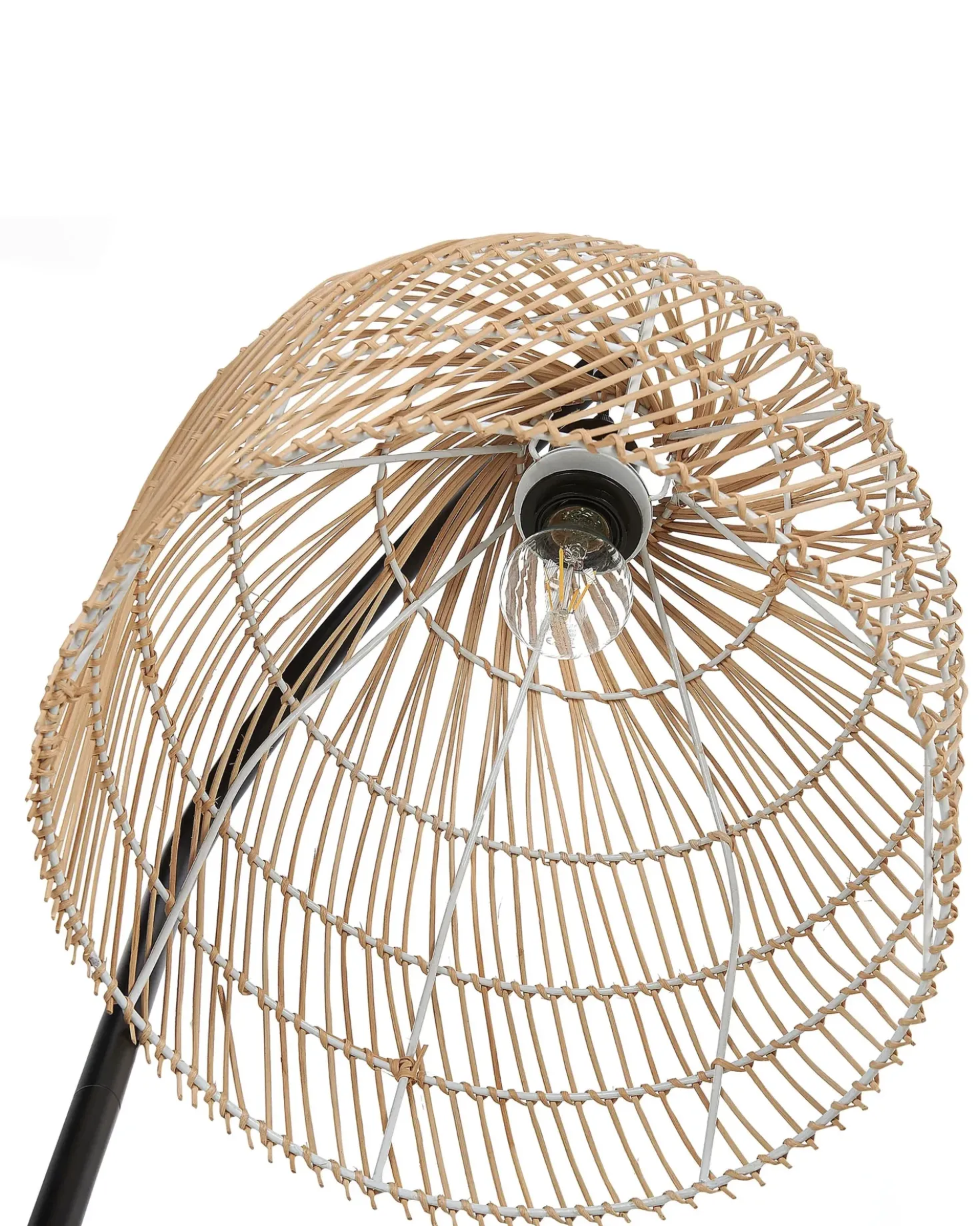 Gulvlampe BERNICA Rattan Naturlig