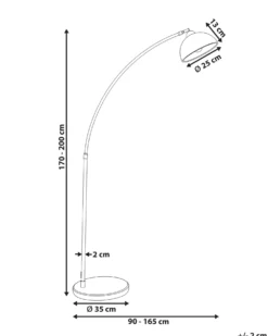 Gulvlampe CAGAYAN Metal Hvid