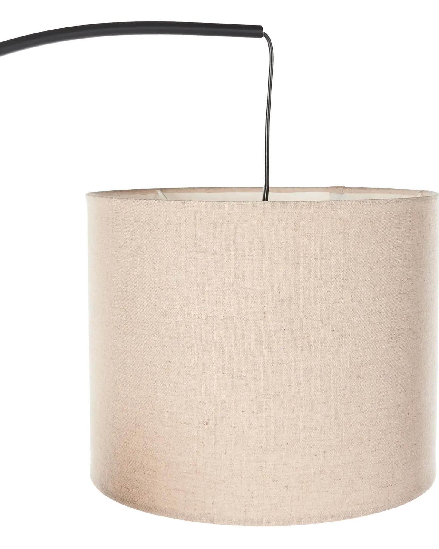 Gulvlampe CARONI Hør Beige