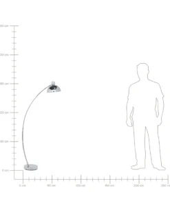 Gulvlampe DINTEL Metal Sølv