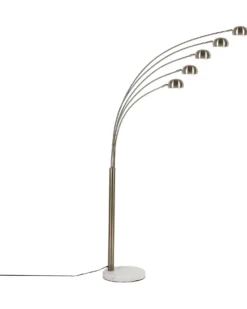 Gulvlampe FLINDERS Justerbar Metal Guld