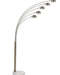 Gulvlampe FLINDERS Justerbar Metal Guld