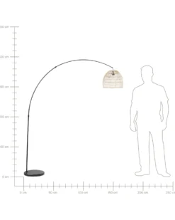 Gulvlampe GUAVIARE Rattan Beige