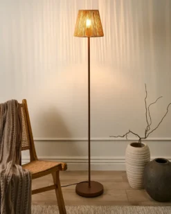 Gulvlampe HANGER Metal Brun