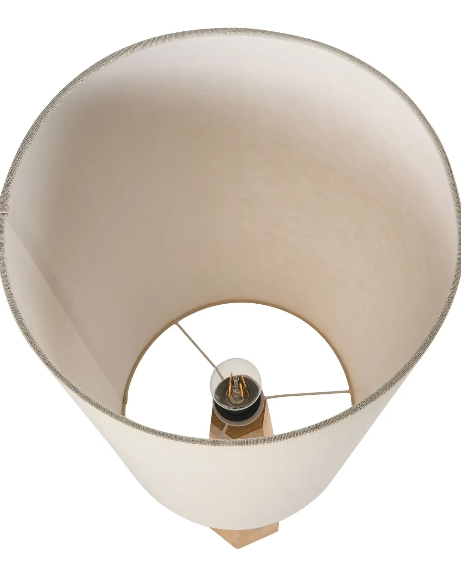 Gulvlampe ILALA Træ Naturlig