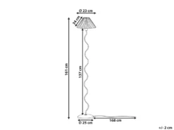 Gulvlampe JIKAWO Metal Lyserød