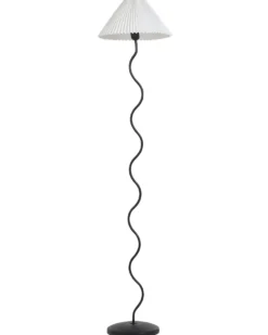 Gulvlampe JIKAWO Metal Sort