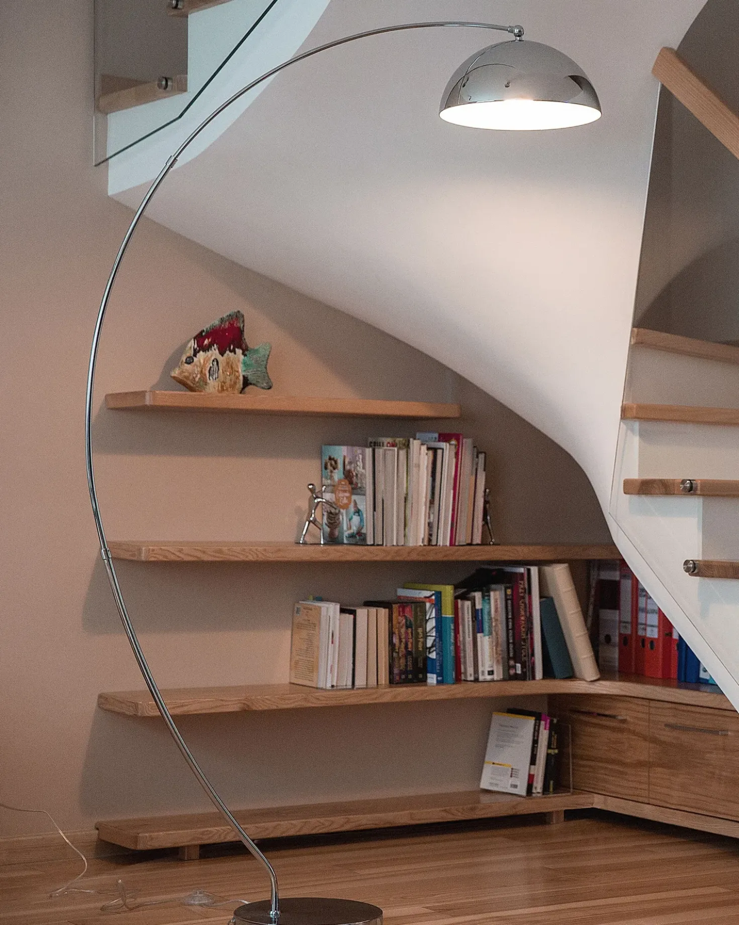 Gulvlampe KAMA Metal Sølv