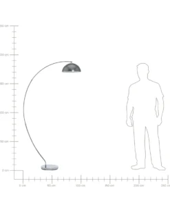 Gulvlampe KAMA Metal Sølv