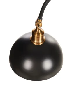 Gulvlampe LENNON Justerbar Metal Sort