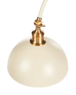 Gulvlampe LENNON Justerbar Metal Lys Beige