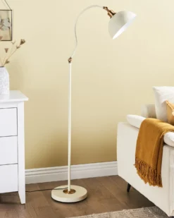 Gulvlampe LENNON Justerbar Metal Lys Beige