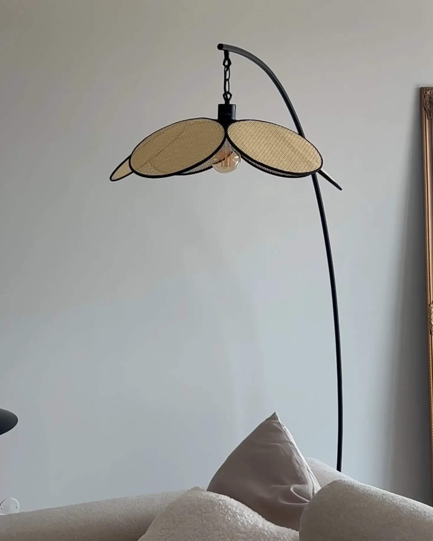 Gulvlampe MERRICA Metal Sort