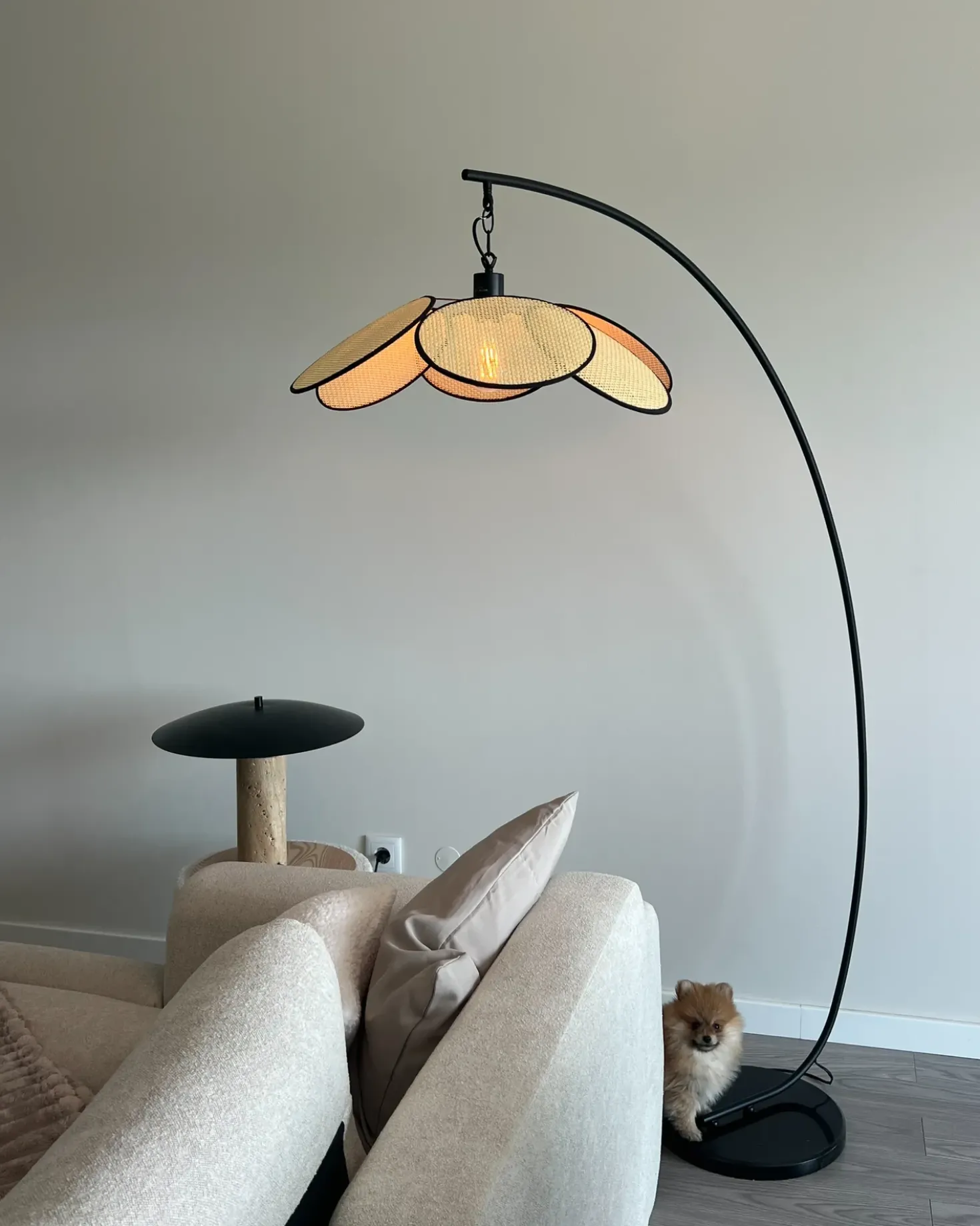 Gulvlampe MERRICA Metal Sort
