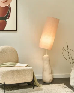 Gulvlampe SELB Keramik Lys Beige