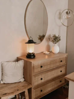 Gulvlampe SEVERN Metal Guld