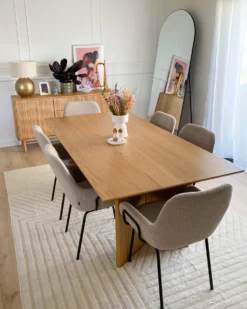 Gulvtæppe ABEGUM Beige 200 x 300 cm Uld