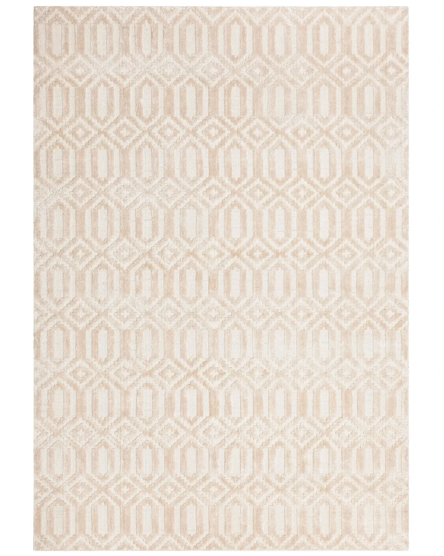 Gulvtæppe ADATEPE Beige 140 x 200 cm Viskose