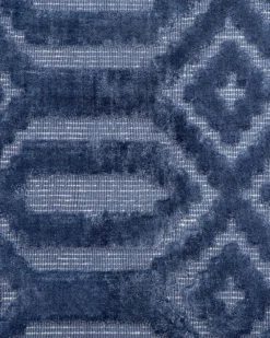 Gulvtæppe ADATEPE Navy Blå 160 x 230 cm Viskose