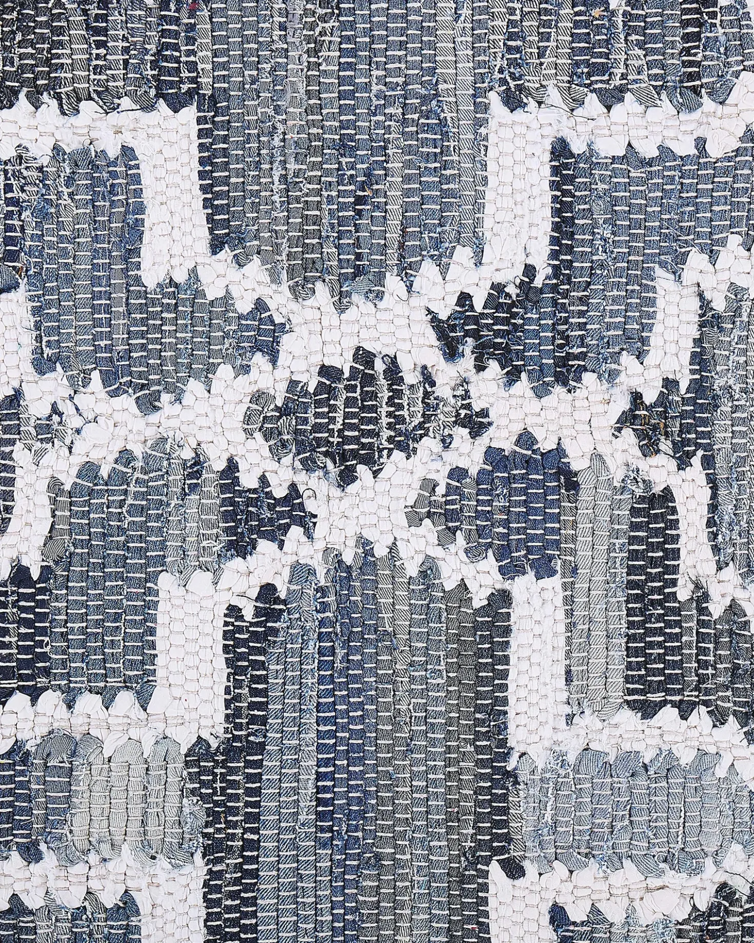 Gulvtæppe ADIYAMAN Blå 140 x 200 cm Bomuld