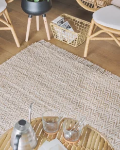 Gulvtæppe AFRIN Beige 140 x 200 cm Jute