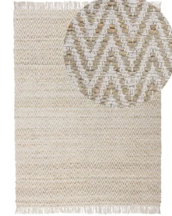Gulvtæppe AFRIN Beige 140 x 200 cm Jute