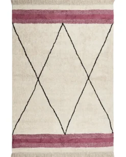 Gulvtæppe AFSAR Lys Beige 160 x 230 cm Bomuld