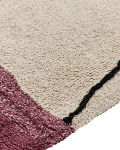 Gulvtæppe AFSAR Lys Beige 160 x 230 cm Bomuld