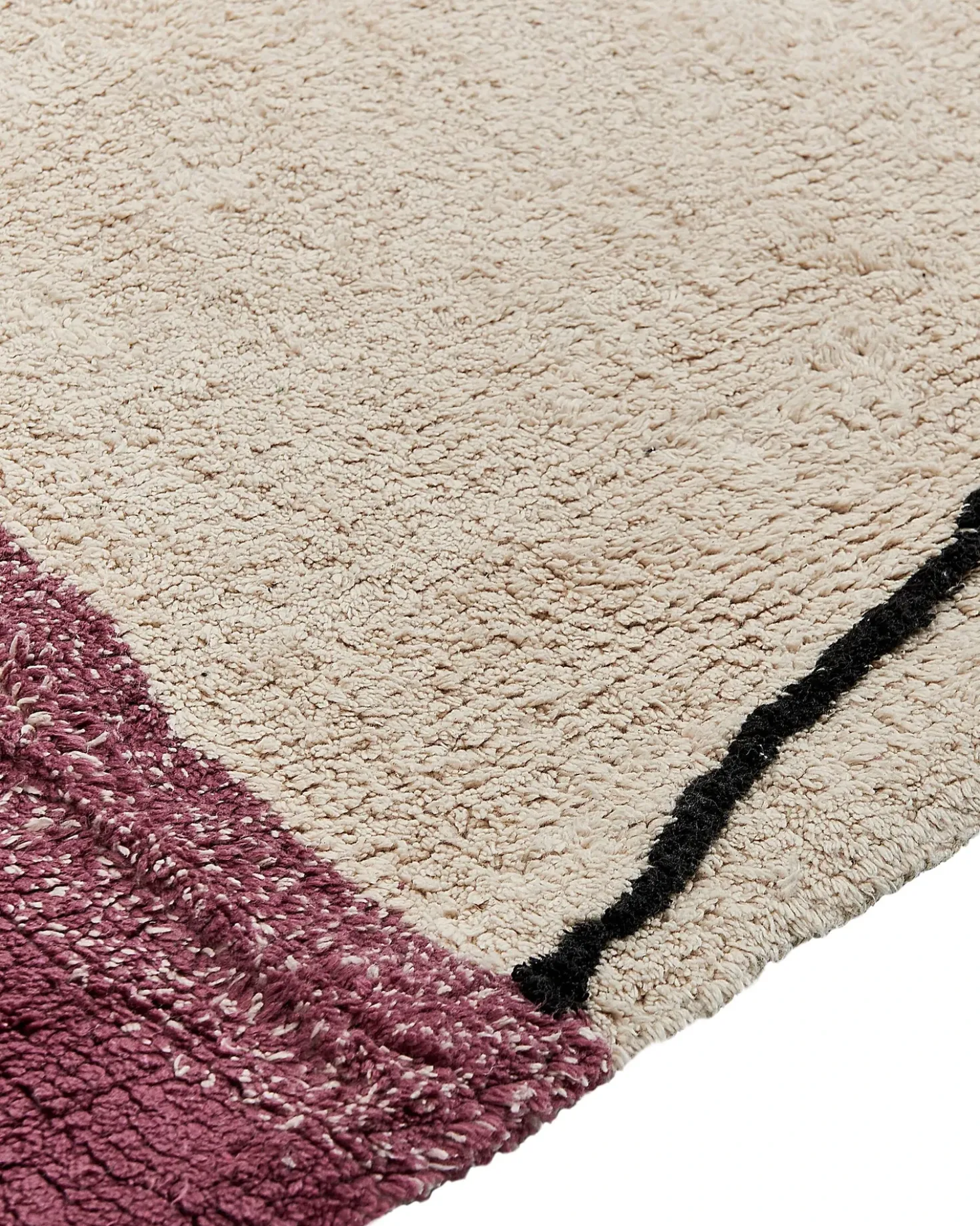 Gulvtæppe AFSAR Lys Beige 160 x 230 cm Bomuld