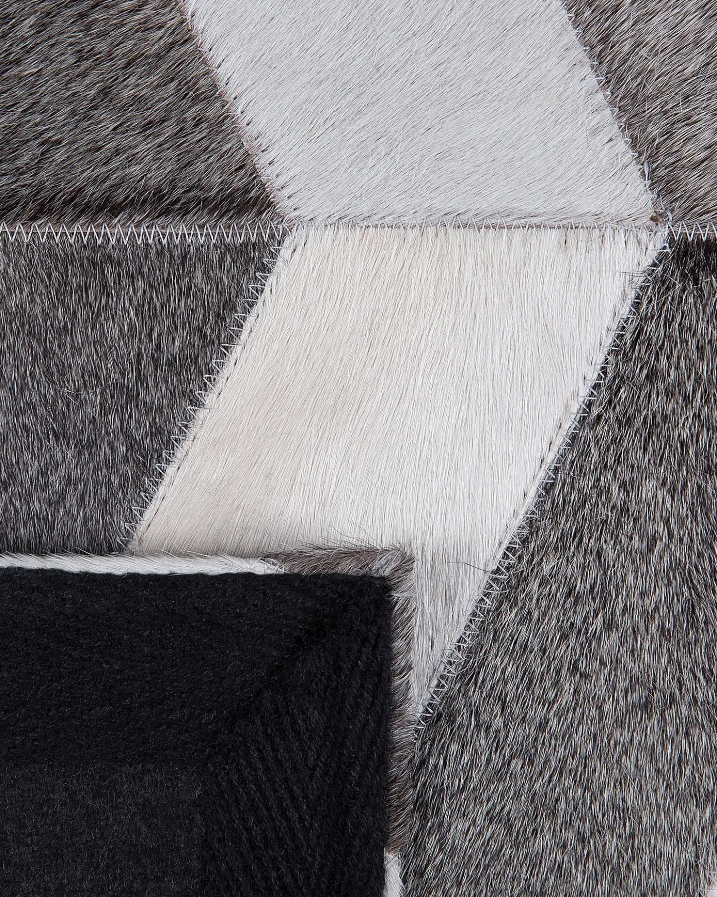 Gulvtæppe AKSAZ Multifarvet 140 x 200 cm Ægte læder