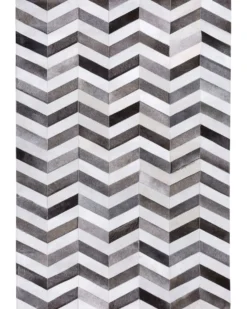 Gulvtæppe AKSAZ Multifarvet 140 x 200 cm Ægte læder