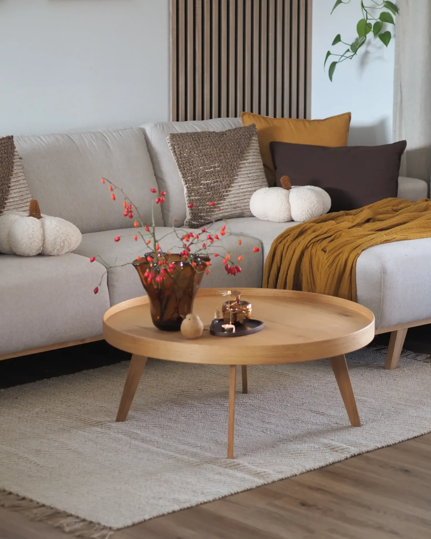 Gulvtæppe ALADAG Beige 140 x 200 cm Jute