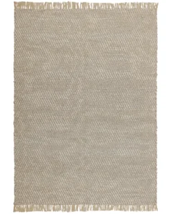 Gulvtæppe ALADAG Beige 140 x 200 cm Jute