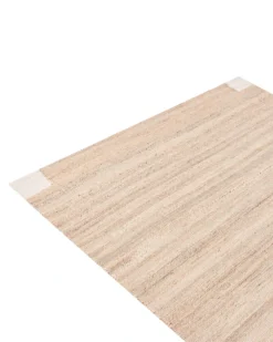 Gulvtæppe AMRAVATI Lys Beige 160 x 230 cm Jute