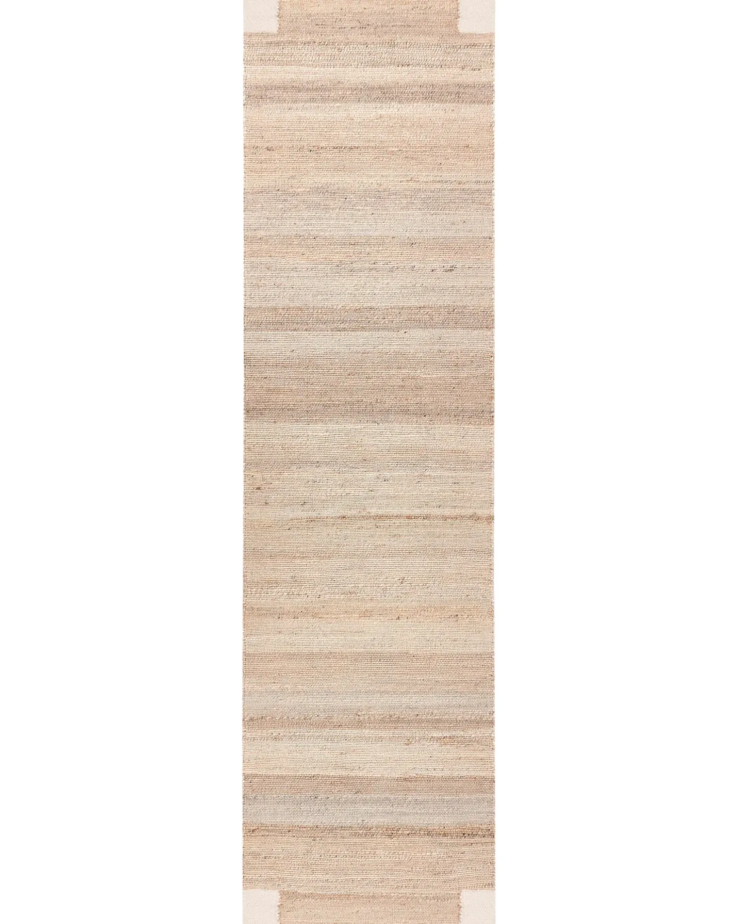 Gulvtæppe AMRAVATI Lys Beige 80 x 300 cm Jute