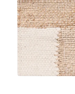 Gulvtæppe AMRAVATI Lys Beige 80 x 300 cm Jute