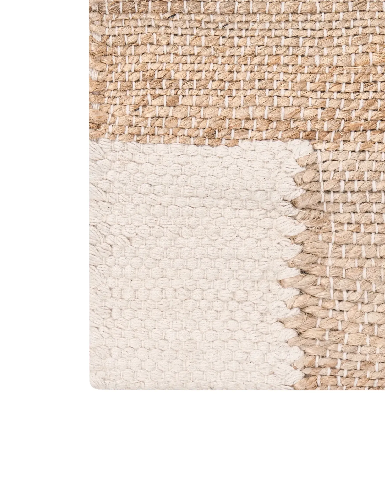 Gulvtæppe AMRAVATI Lys Beige 80 x 300 cm Jute