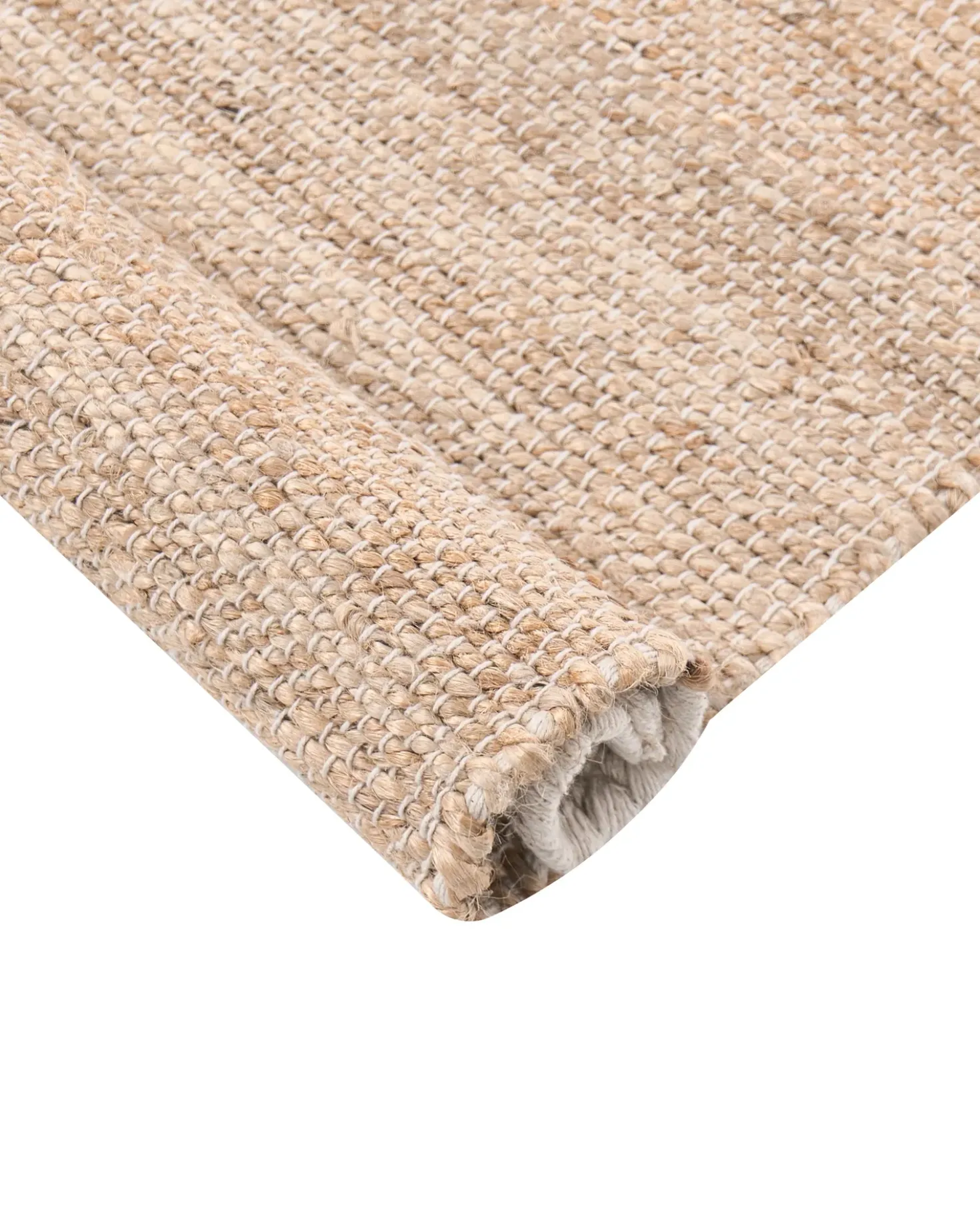 Gulvtæppe AMRAVATI Lys Beige 80 x 300 cm Jute