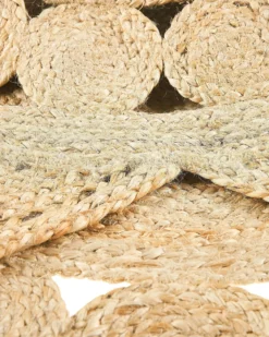 Gulvtæppe ARABAN Beige ø 120 cm Jute