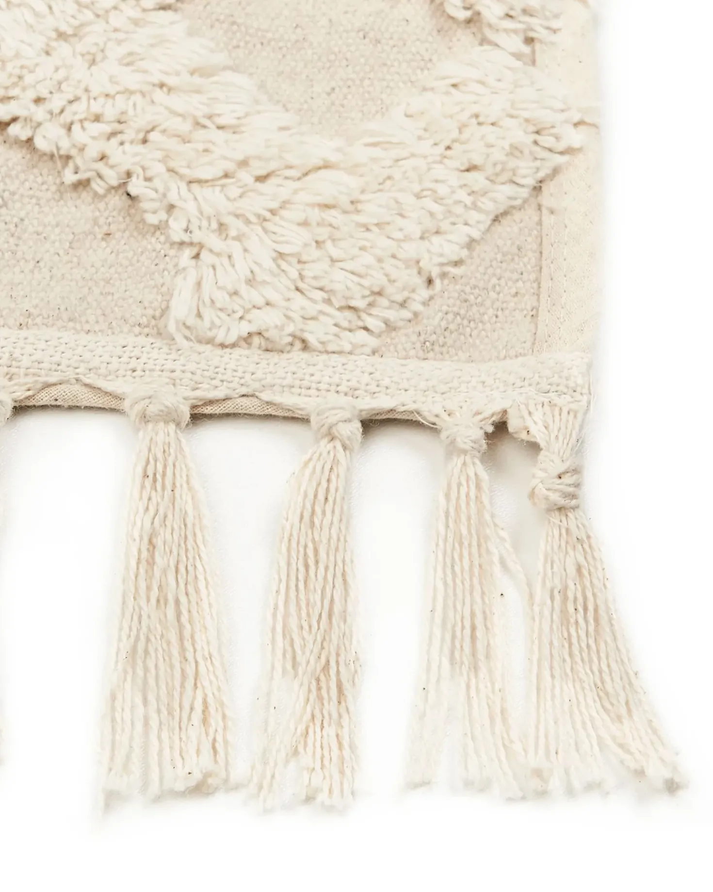 Gulvtæppe ARDAHAN Beige 80 x 150 cm Bomuld