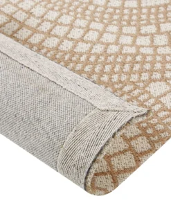 Gulvtæppe ARIBA Hvid Beige 160 x 230 cm Jute