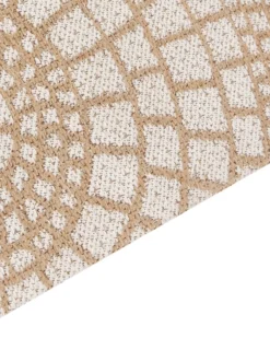Gulvtæppe ARIBA Hvid Beige 160 x 230 cm Jute