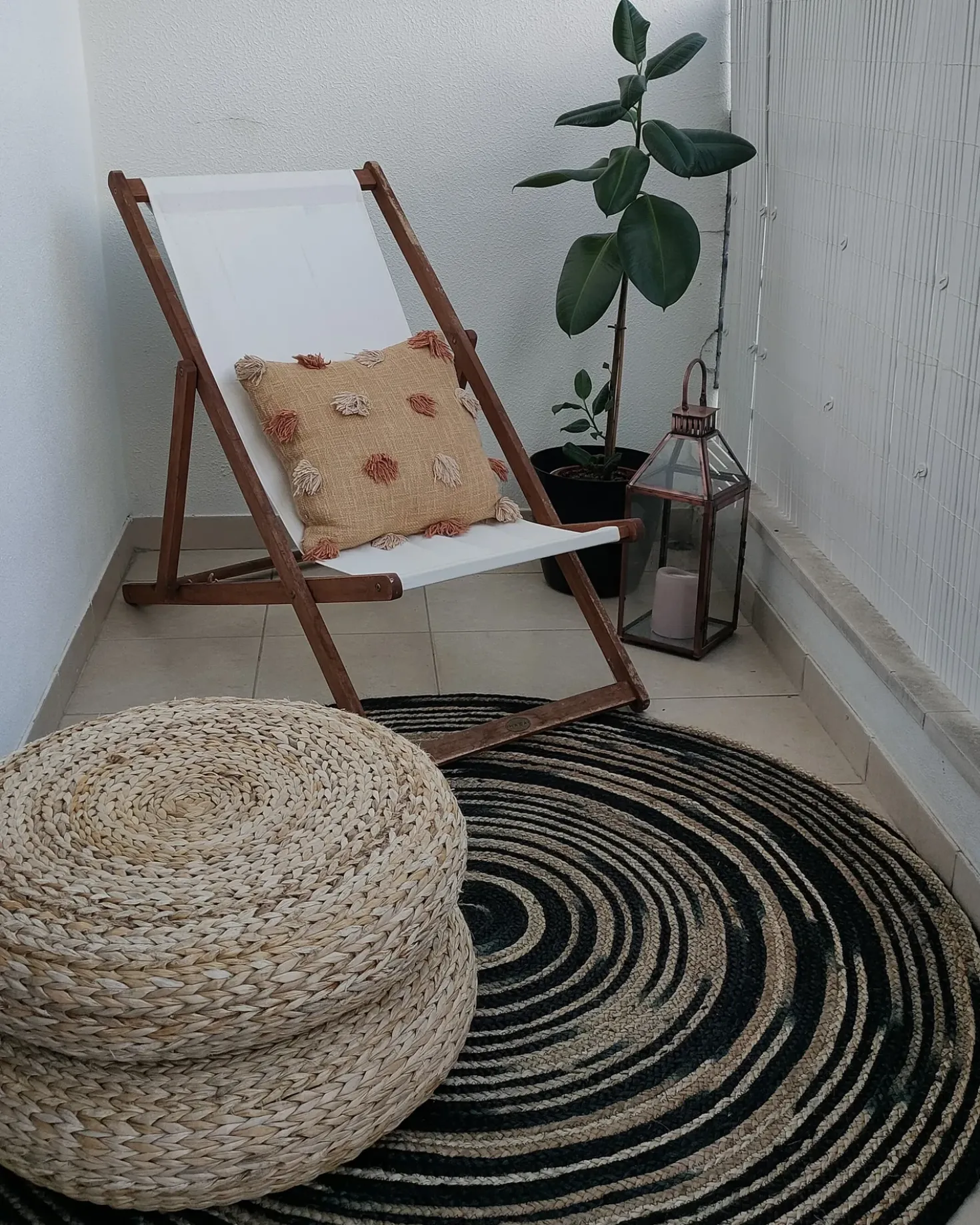 Gulvtæppe ARTORA Beige ø 140 cm Jute