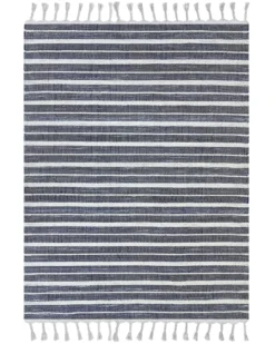 Gulvtæppe BADEMLI Mørkeblå 140 x 200 cm
