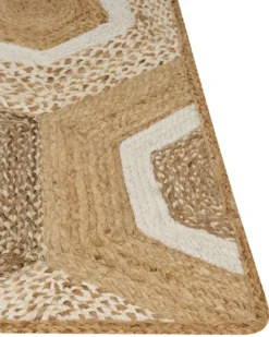 Gulvtæppe BASOREN Beige 160 x 230 cm Jute